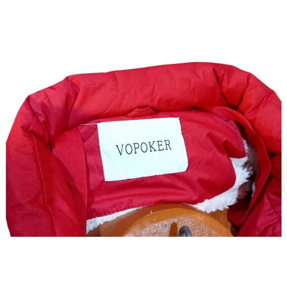 VOPOKER Men's Long Winter Hooded Jacket Warm Windproof Puffy Coat Padded - Picture 9 of 11